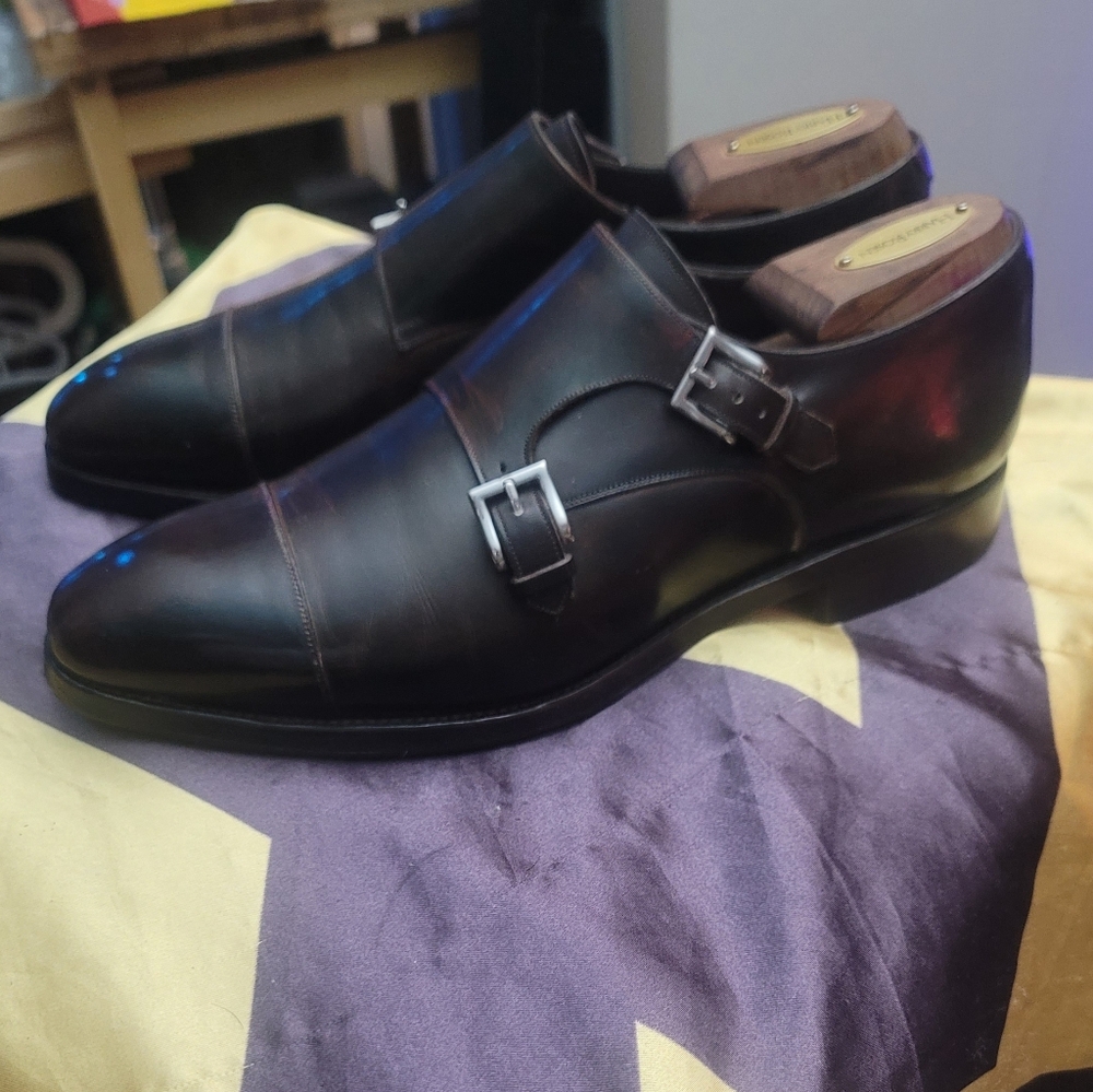 Carmina Shoemaker Double Monk Shoes